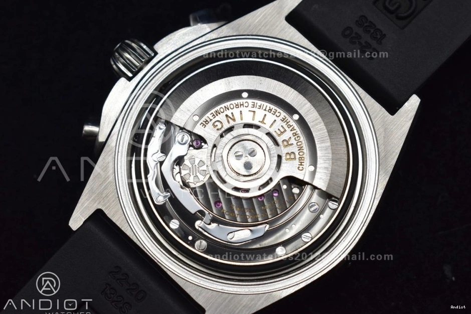 Chrono BLS Version A7750 L-Green Blk LE 43mm B01 1:1 Navitimer SS Best 0327